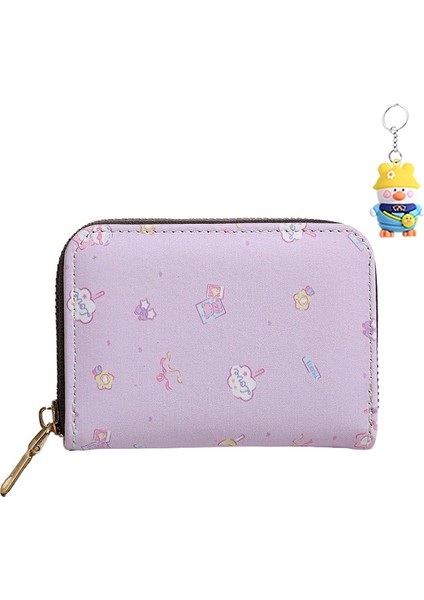 Kart Tutucu Kadın Cüzdan Kadın Çoklu Kart Yuvası Karikatür Kartvizit Para Cüzdanı Kart (Yurt Dışından)