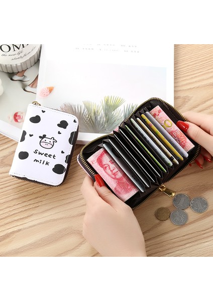Kart Tutucu Kadın Cüzdan Kadın Çoklu Kart Yuvası Karikatür Kartvizit Para Cüzdanı Kart (Yurt Dışından) fiyatları