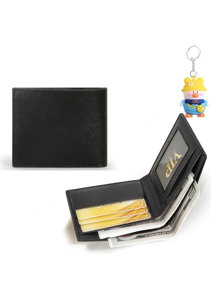 Değişim Cüzdan Kart Tutucu Erkek Cüzdan Kısa Cüzdan Kart Tutucu (Yurt Dışından)