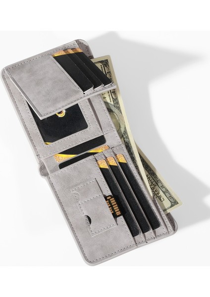 Erkek Cüzdan Erkek Kısa Çoklu Kart Yuvası Moda Gündelik Çok Yönlü Üç Katlı Kart Tutucu Erkek Cüzdan (Yurt Dışından) fiyatları