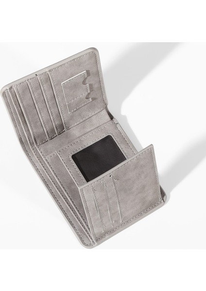 Erkek Cüzdan Erkek Kısa Çoklu Kart Yuvası Moda Gündelik Çok Yönlü Üç Katlı Kart Tutucu Erkek Cüzdan (Yurt Dışından) fırsatları