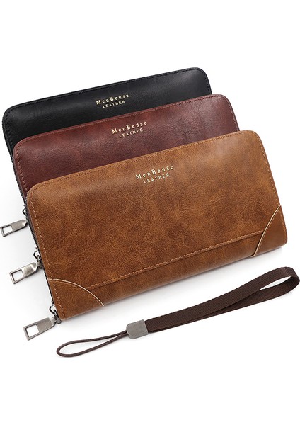 Erkekler Uzun Fermuarlı Çanta Büyük Kapasiteli Dövüş Çantası Cep Telefonu Çantası Değişim Kartı Tutucu Erkekler Tek Çekme (Yurt Dışından) fiyatları