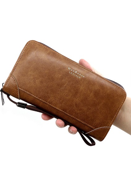 Erkekler Uzun Fermuarlı Çanta Büyük Kapasiteli Dövüş Çantası Cep Telefonu Çantası Değişim Kartı Tutucu Erkekler Tek Çekme (Yurt Dışından) modelleri