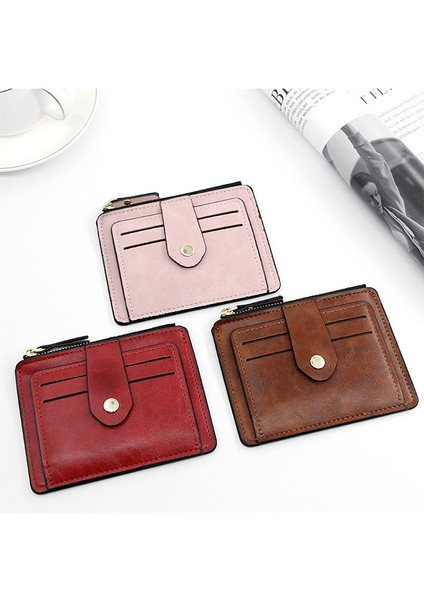 Çok Yönlü Cüzdan Gizli Toka Bozuk Para Cüzdanı Ultra Ince Kullanışlı Rahat Kart Tutucu Kart Tutucu (Yurt Dışından) indirimleri