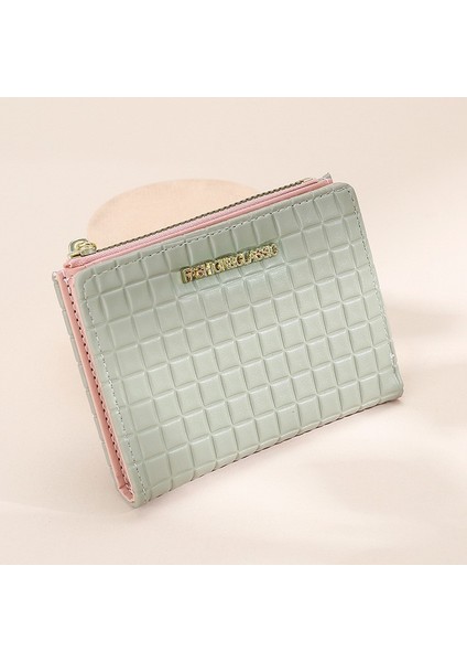 Bayan Cüzdan Kısa Fermuarlı Para Cüzdanı Çoklu Kart Yuvası Kart Tutucu (Yurt Dışından) fiyatları