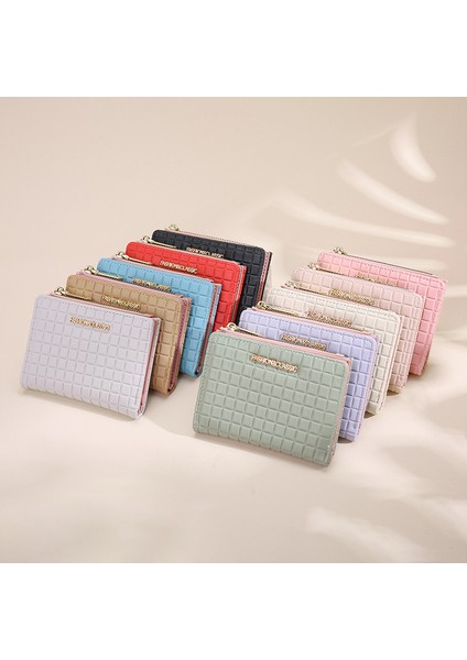 Bayan Cüzdan Kısa Fermuarlı Para Cüzdanı Çoklu Kart Yuvası Kart Tutucu (Yurt Dışından) modelleri