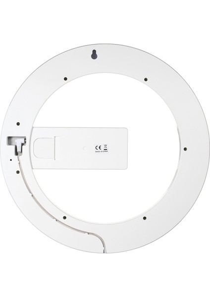 12 Inç Dijital LED Aynalı Saat - Sıcaklık Göstergeli Rgb Aydınlatmalı Beyaz (Yurt Dışından) indirimleri