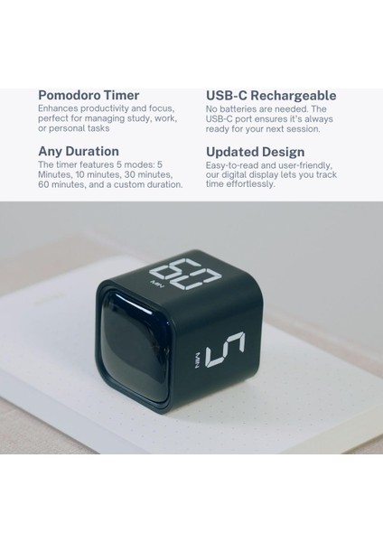 F4 Döner Zamanlayıcı - Titreşimli Ses Alarmlı Ayarlanabilir Siyah Geri Sayım (Yurt Dışından) fırsatları