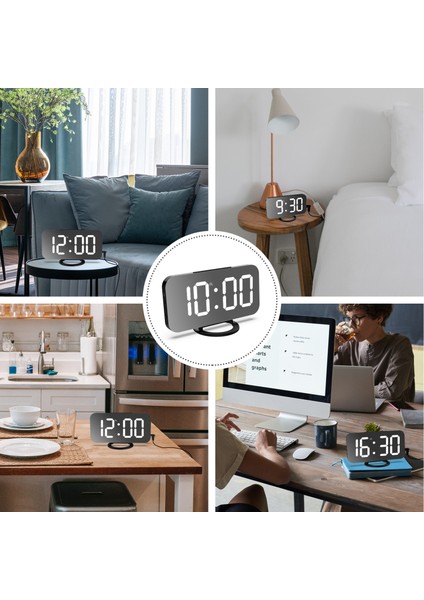 USB Dijital LED Ayna Alarmlı Saat (Yurt Dışından) modelleri