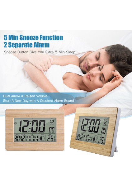 Atomik Masa Saati: Çift Alarm, Sıcaklık, Renkli Lcd, Takvim (Yurt Dışından) indirimleri