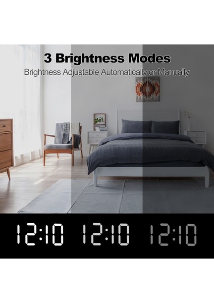 Otomatik Işık Ayarlı Dijital Çalar Saat Ertelemeli USB Şarj Yatak Odası ve Ofis (Yurt Dışından) fırsatları