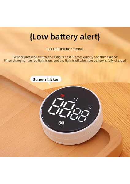 Manyetik Dijital Zamanlayıcı - Şarj Edilebilir Geniş LED Ekranlı Sessiz Çocuk Zaman Yönetimi (Yurt Dışından) indirimleri