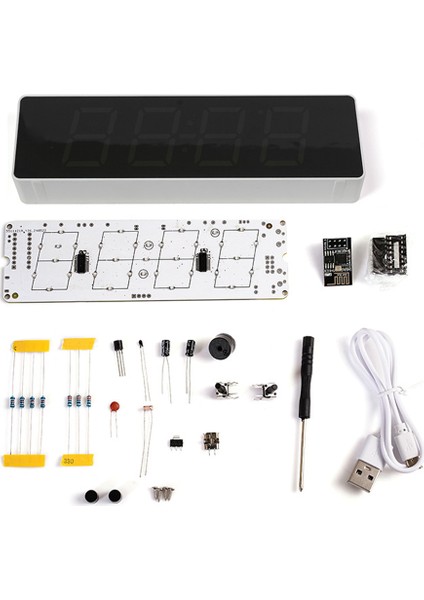 ESP8266 Wifi Saat Kiti - Otomatik Zaman Senkronizasyonlu, Parlaklık Ayarlı Iot (Yurt Dışından)