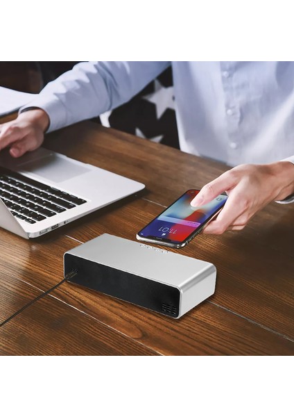 LED Masa Saati Termometre Kablosuz Şarj - Samsung Xiaomi Huawei (Yurt Dışından) fırsatları