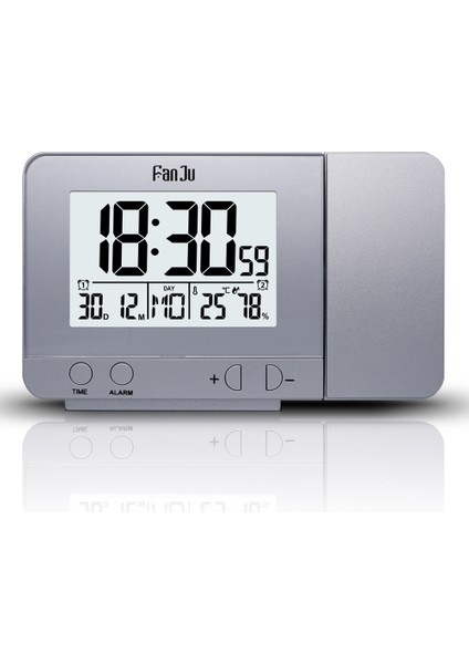 Döner Prksiyon LCD Aydınlatmalı Dijital Tarih ve Ertelemeli Çalar Saat (Yurt Dışından) indirimleri