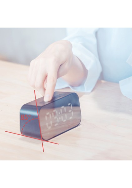 Bluetooth Hoparlörlü Dijital Saat LED Ekran Fm Radyo ve Sıcaklık Alarmı (Yurt Dışından) modelleri