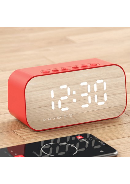 Bluetooth Hoparlörlü Dijital Saat LED Ekran Fm Radyo ve Sıcaklık Alarmı (Yurt Dışından) indirimleri