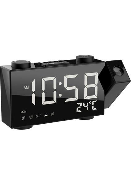 Dijital Prksiyonlu Radyolu Çift Alarmlı Şekerlemeli Hava Durumlu Çalar Saat (Yurt Dışından)