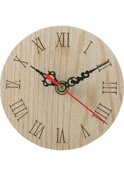 Retro Yuvarlak Ahşap Çalar Saat Vintage Ev Dekoru CQ1203-3 (Yurt Dışından) modelleri