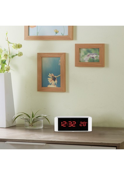 LED Aynalı Saat Termometre Alarm USB (Yurt Dışından) fiyatları