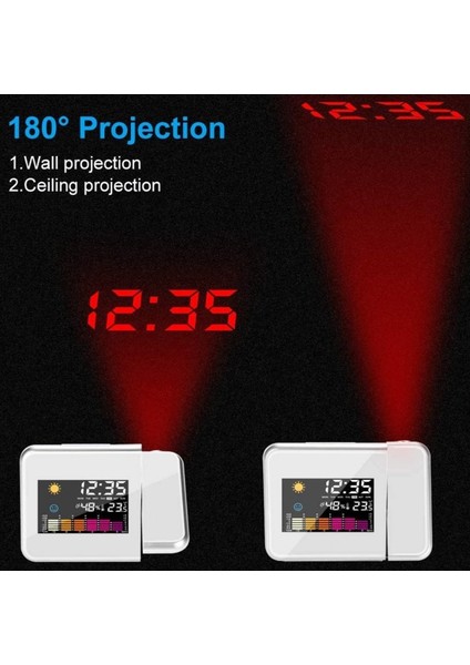 LED Prksiyonlu Dijital Çalar Saat Tavan Duvar Montaj (Yurt Dışından) fiyatları