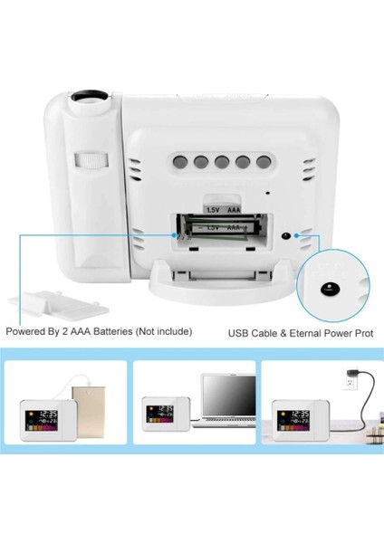 LED Prksiyonlu Dijital Çalar Saat Tavan Duvar Montaj (Yurt Dışından) modelleri