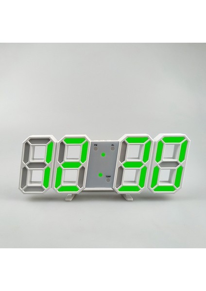 3D Mini LED Dijital Çalar Saat Duvara Monte & Masa Siyah Kırmızı Işık (Yurt Dışından) fırsatları