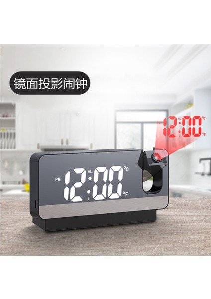 Ayna Prksiyonlu LED Ekranlı Sessiz Erteleme Alarm Saati Siyah (Yurt Dışından) fiyatları