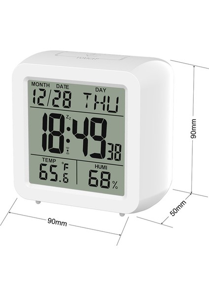 Büyük LCD Ekranlı Iç Mekan Sıcaklık Nem Ölçer Takvimli Alarm Saati (Yurt Dışından) fırsatları