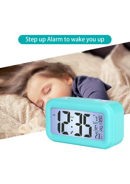 LED Dijital Çalar Saat - Gece Işığı, Tarih ve Sıcaklık Göstergeli (Yurt Dışından) fırsatları