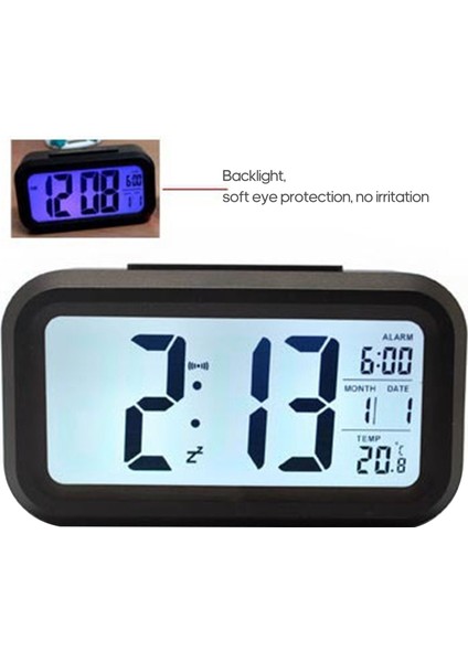 Dijital Çalar Saat: Sıcaklık Göstergeli ve Sonsuz Takvim (Yurt Dışından) fırsatları