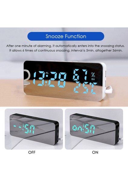 115 Rgb Alarmlı Ses Kontrollü Termometreli LED Saat - USB ve Pil Destekli (Yurt Dışından) fırsatları