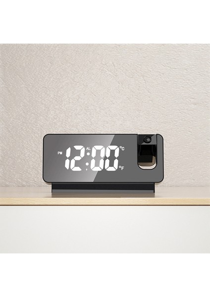 LED Prksiyonlu Sıcaklık Göstergeli Yatak Başı Çalar Saat - Yetişkin ve Çocuklar Için (Yurt Dışından)