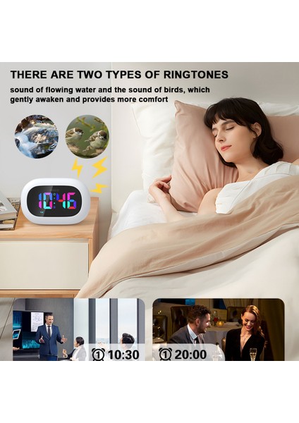 Kablosuz Renkli Gece Lambası Çalar Saat (Yurt Dışından) fırsatları