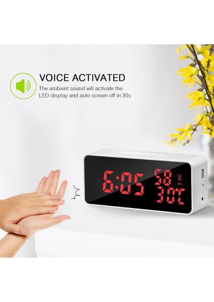 Dijital Duvar Saati 100 Renk Uygulama Kontrolü Kademesiz Parlaklık Alarm Erteleme (Yurt Dışından) fırsatları