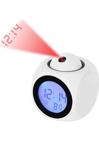 LED Ses Prksiyonlu Ingilizce Çalar Saat Siyah (Yurt Dışından)