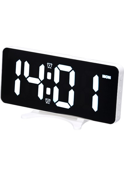 6,7 Inç LED Dijital Ayna Çalar Saat, Çift Alarm, Ayarlanabilir Parlaklık (Yurt Dışından) modelleri