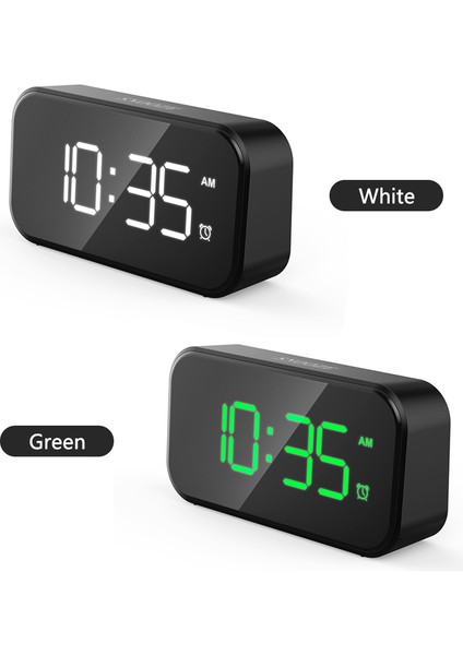 5 Inç 6 Parlaklık Hızlı Şarj Çalar Saat - Ev & Dış Mekan Yeşil (Yurt Dışından) indirimleri