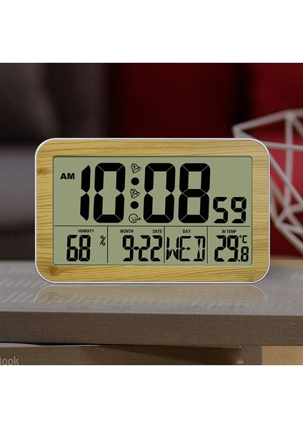 H180H Bambu Ahşap Dijital Saat ve Nem Ölçer (Yurt Dışından) fırsatları