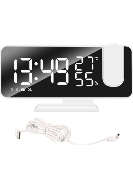 Dijital Prktörlü Saat: Geniş LED Ekran, Çift Alarm, Derin Uyuyanlar Için (Yurt Dışından)