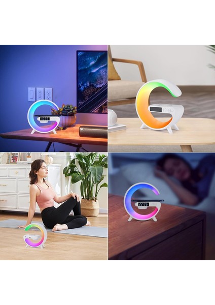 G Lamba Akıllı Rgb Bluetooth Hoparlör Kablosuz Şarj (Yurt Dışından) indirimleri