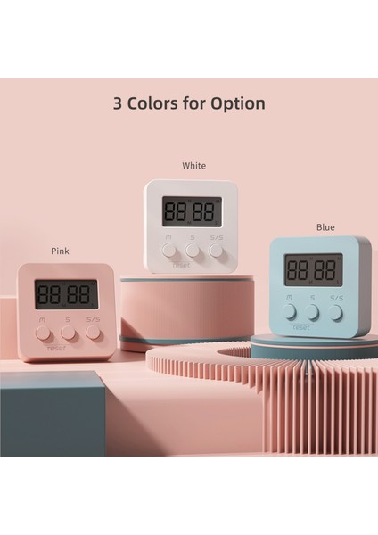 Zamanlayıcı - Gerisayımlı Yüksek Sesli Alarm, Geniş LCD Ekran, Mutfak Çalışma Sınıf (Yurt Dışından)