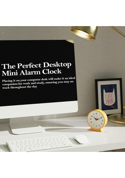 4,5" Retro Og Ince Metal Masa Saati ve Lamba (Yurt Dışından) modelleri