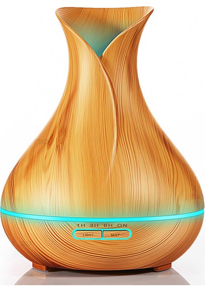 400 ml Aromaterapi Yağ Difüzörü Nemlendirici Zamanlayıcı 7 Renk LED Işık (Yurt Dışından)
