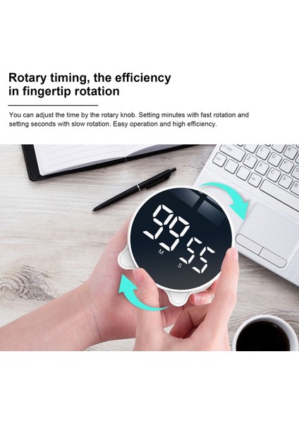 Sessiz Dijital Zamanlayıcı: Geniş LED Ekran, Ayarlanabilir Ses, Yaşlılar ve Çocuklar Için (Yurt Dışından) fırsatları