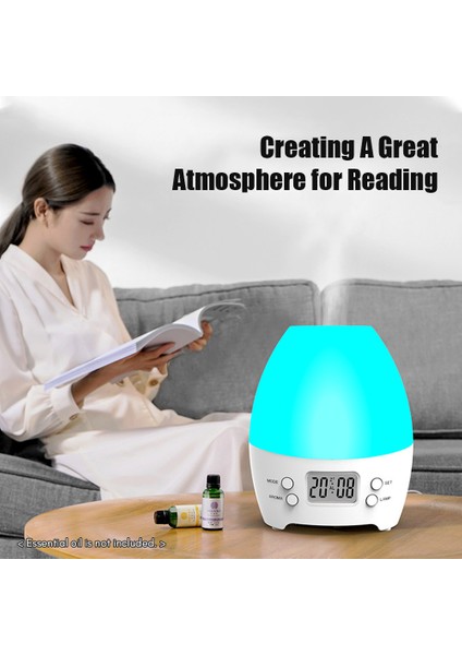 3'lü Alarmlı Saat, Aromaterapi Difüzörü, Renkli Gece Lambası ve LCD Ekran Çocuk Odaları Için (Yurt Dışından) fırsatları