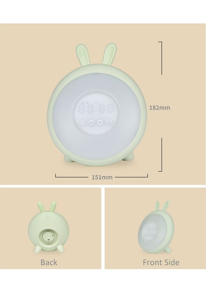 Silikon Tavşan USB Çalar Saat ve Lamba (Yurt Dışından) modelleri