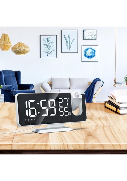7 Inç LED Ekranlı Prksiyonlu Çalar Saat, USB Şarj ve Fm Radyo (Yurt Dışından) fiyatları