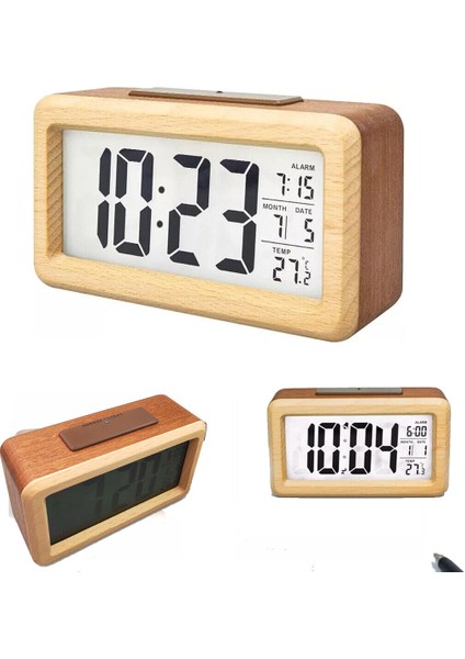Dijital Çalar Saat, LCD Ekran, Şekerleme ve Sıcaklık Göstergesi (Yurt Dışından)