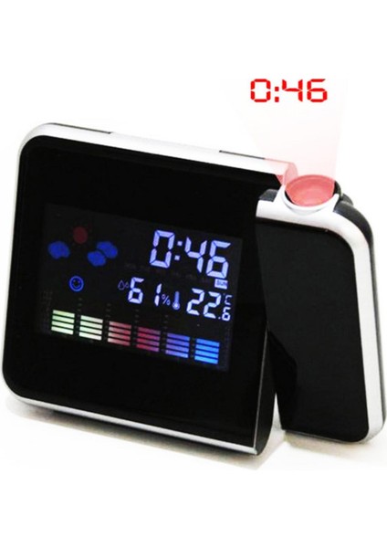 LED Prktörlü Alarmlı Saat, Hava Durumu ve Sonsuz Takvim (Yurt Dışından) fiyatları